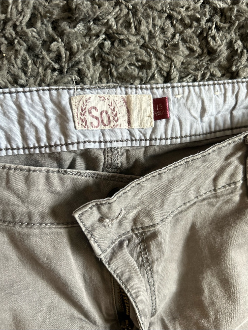 SO Taupe Casual Chino Pants